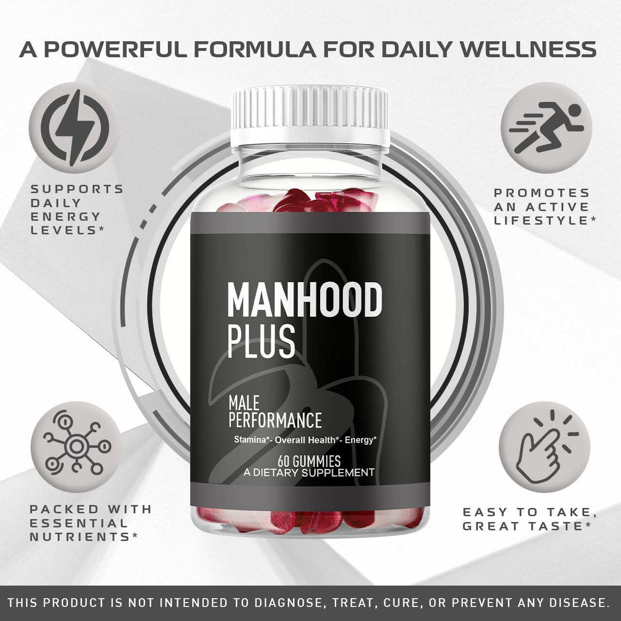 Cross-Border Amazon Tk Apple Gummies Men's Dietary Supplement/Apple Gummies Spot Source Factory