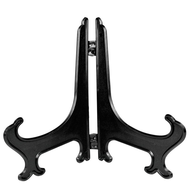 Display Rack Bracket Bracket Plastic Display Plate Rack Holder Photo Frame Crafts Pu'Er Tea Cake Shelf Porcelain Plate Table