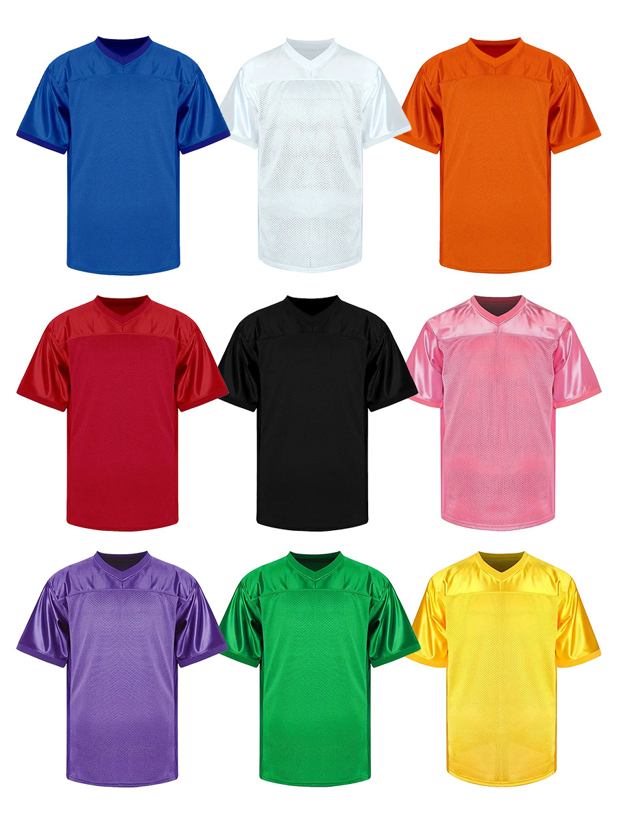 Rugby Uniforms in Stock Amazon Ebay Hip-Hop Empty Baseball Jerseys Football Shirts Mesh Training Uniforms