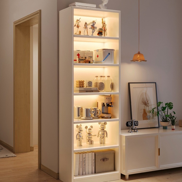 Книжный шкаф для гостиной, телевизионный шкаф, интегрированный многоуровневый угловой шкаф для хранения