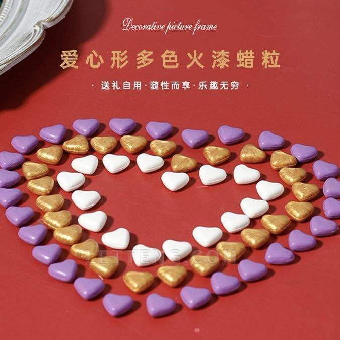 Wanzi｜Cuiji сердечные капсулы воска, упаковка для печати, ретро восковая печать