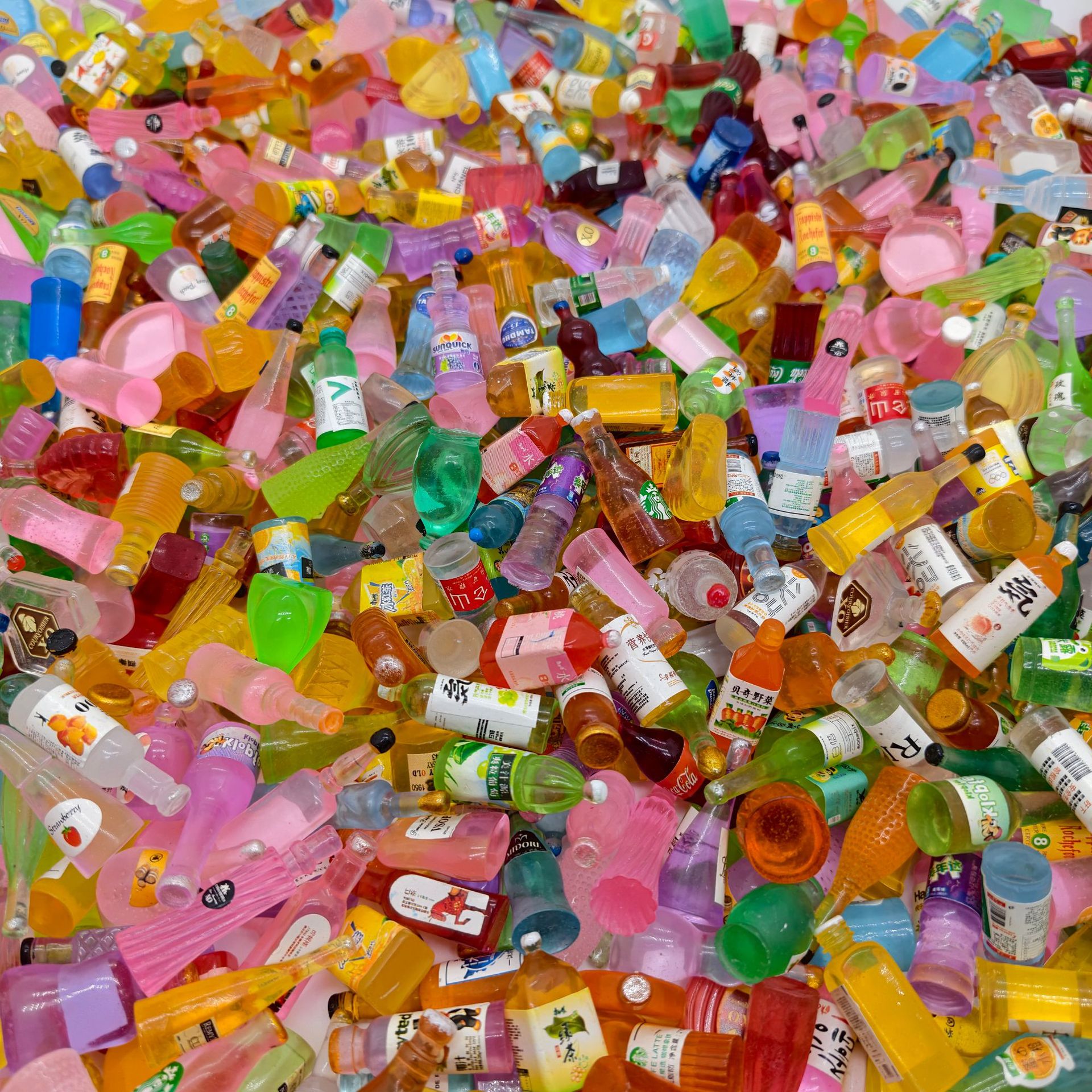 Взрывной удачный пакет Игровая симуляция пищи Напиток Бутылка вина Аксессуары из смолы DIY Кремовый клей Чехол для мобильного телефона Материал патча