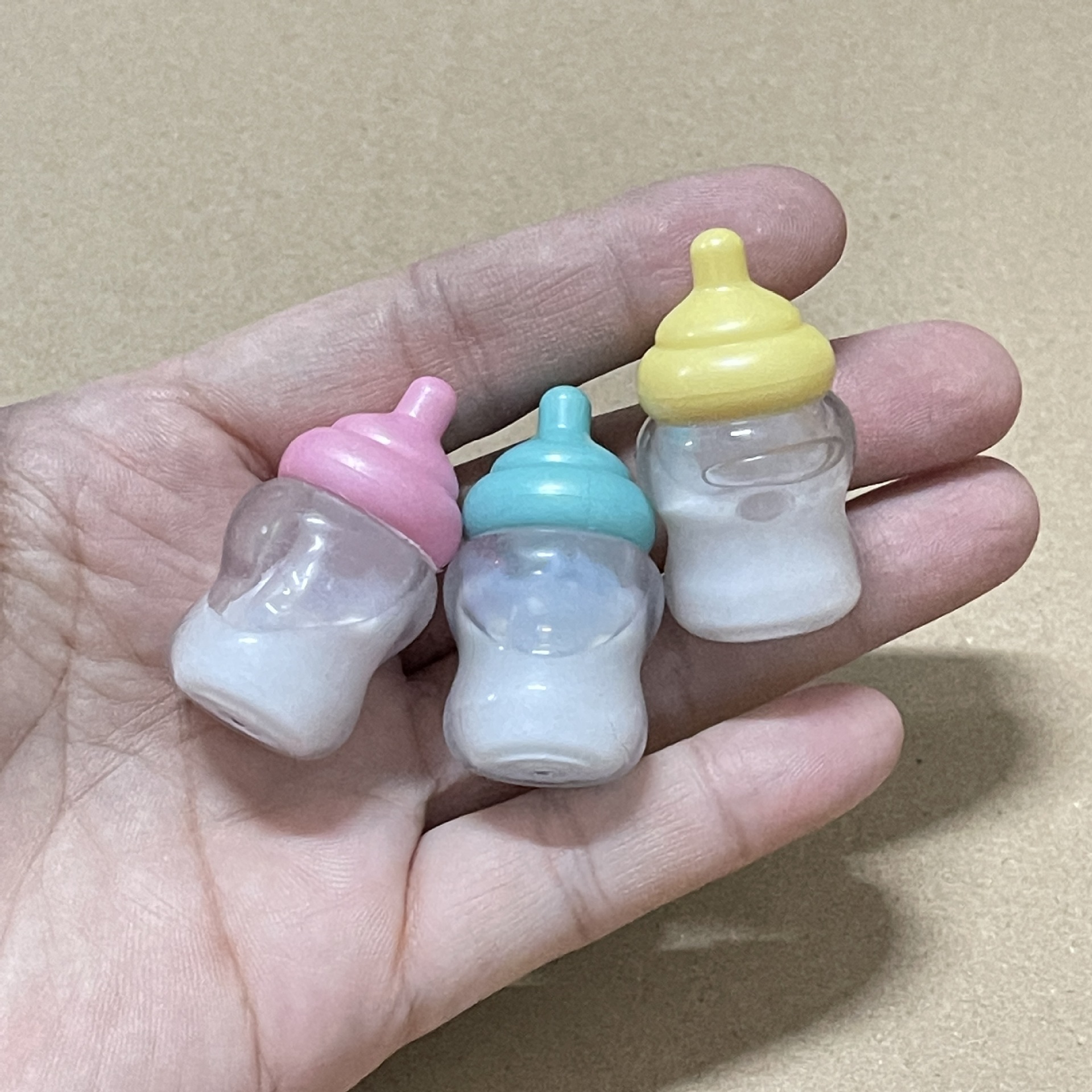 Bulk Artificial Milk Bottle Liquid Flowable Doll Accessories Play House Toys DIY Materials