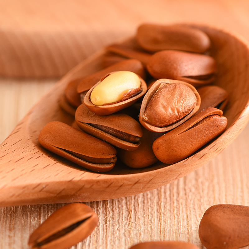 Bean Bear-500G Canned New Goods Open Northeastern Pine Nuts Net Content