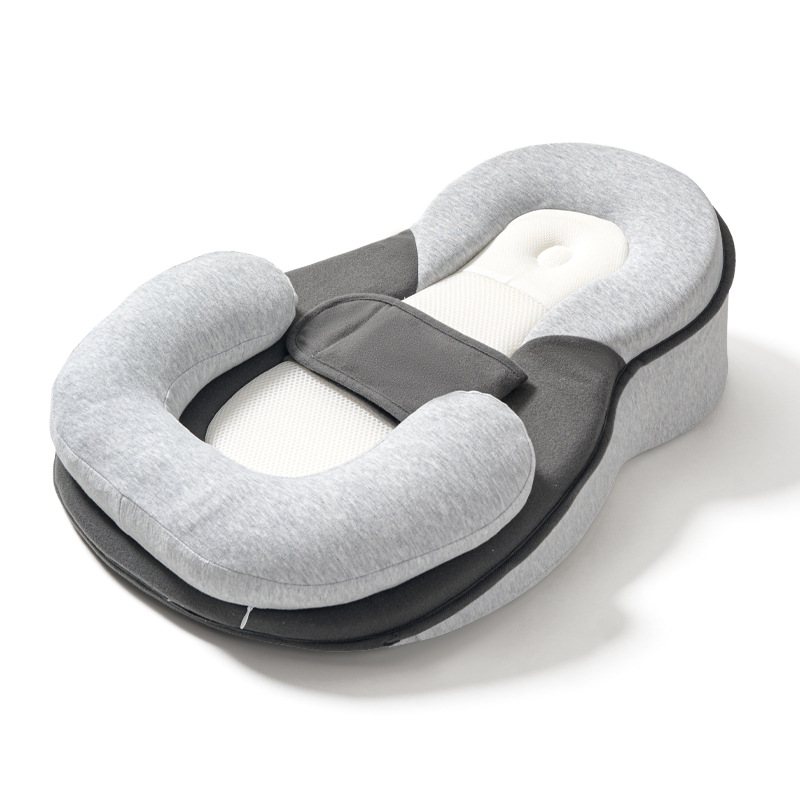 Anti-Overflow Milk Choking Pillow Newborn Pillow Baby Feeding Artifact Nursing Pillow Lying Feeding Baby Anti-Vomiting Slope Pad