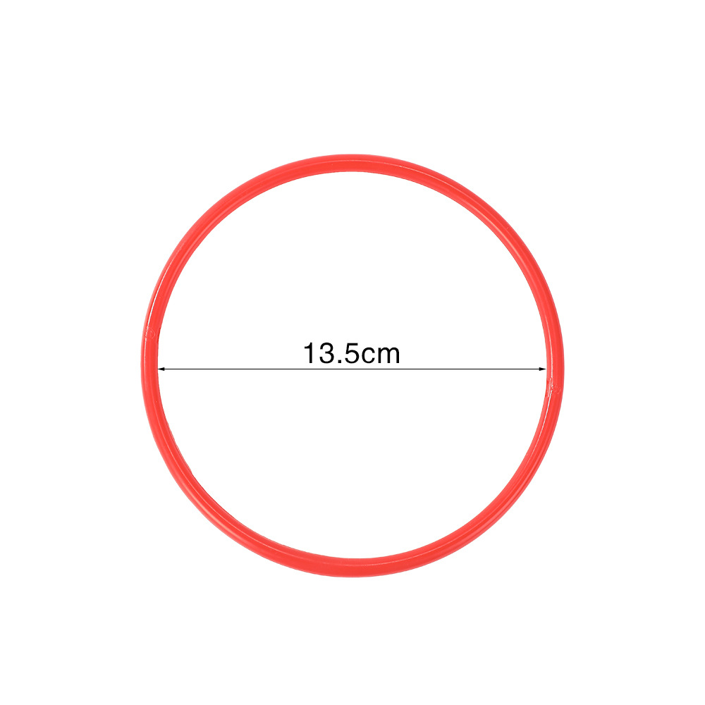 Wholesale Ring Night Market Stall Solid Ring Children's Throwing Ring Hollow Ring Colorful Thickened Plastic Toy Ring