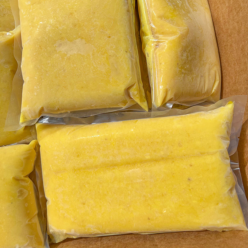 Golden Pillow Durian Puree Durian Meat Sauce Frozen Seedless Baked Pizza Durian Thousand Layer Commercial Durian Sauce