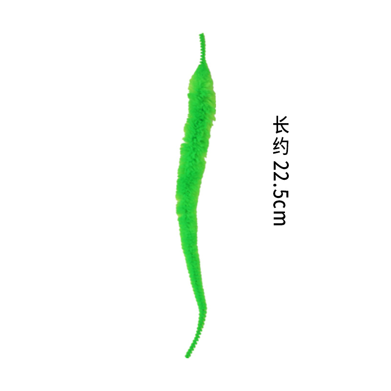 Caterpillar naked worm without eyes seahorse magic props trick trick toy