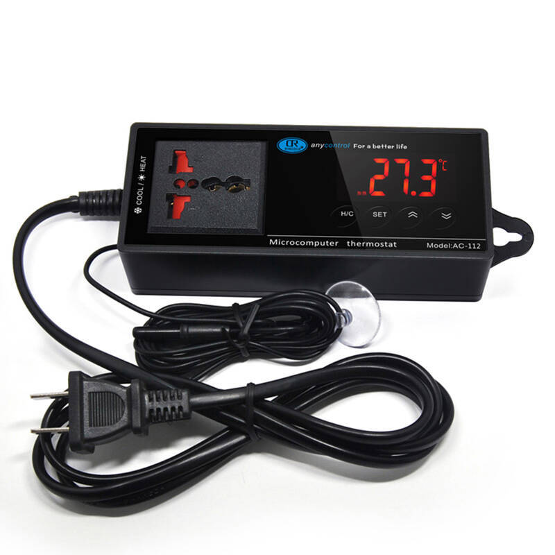 Electronic Thermostat Aquarium Reptile Pet Thermostat Plug-in Thermostat Seafood Refrigerator Thermostat AC-112