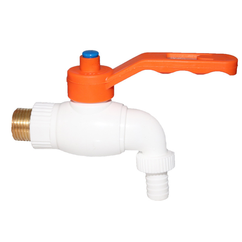 Ppr Steel Core Faucet Hot and Cold Dual-Use Turkish Spout 4-Point Iron Handle Ball Valve Export Export Quality Large Flow Batch