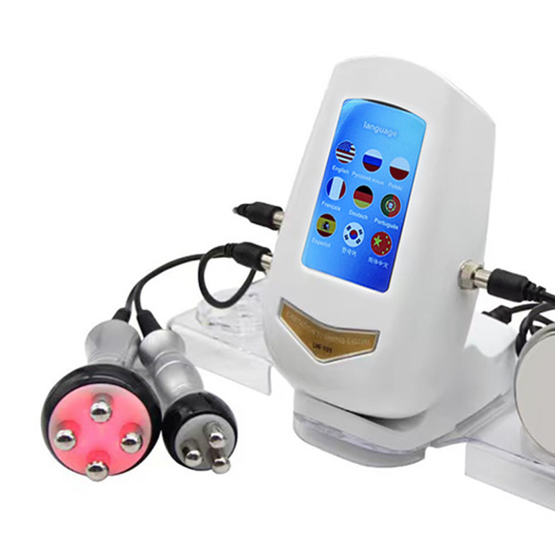 Cross-Border Multifunctional Three-In-One Beauty Instrument Empty Machine Shaping Slimming Instrument 40K Beauty Salon Body Beauty Instrument