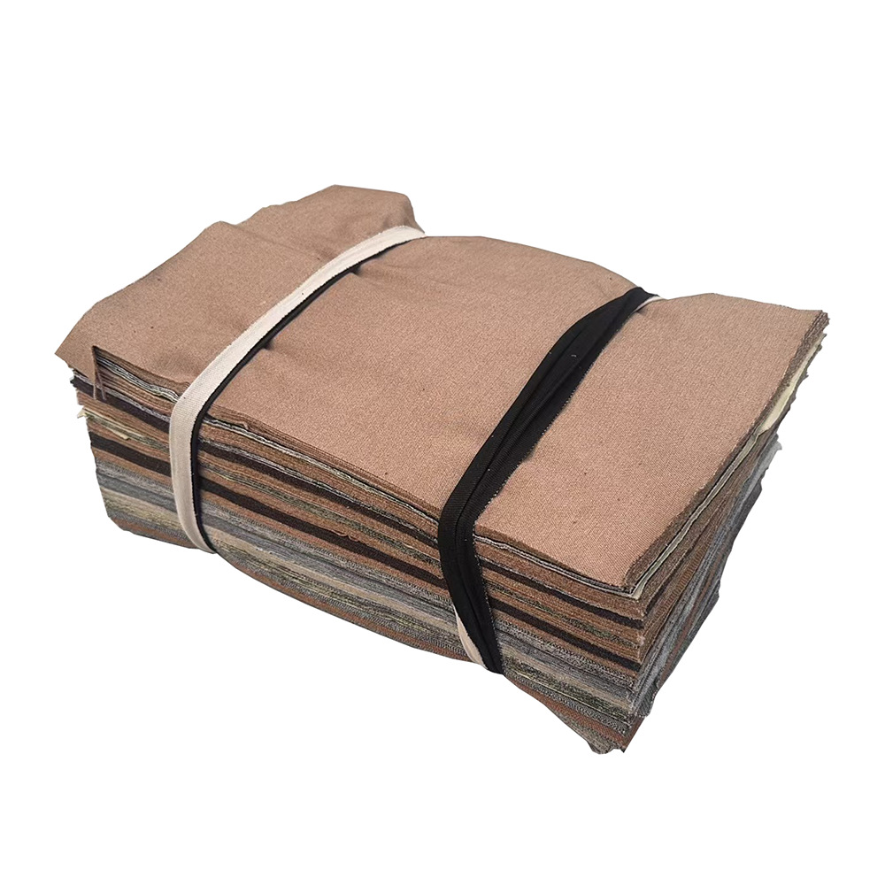 Standard Block Variegated Machine Wiping Cloth Wholesale Cotton Lint-Free Industrial Rags Absorb Water and Oil-Absorbing Cloth Sold by the Pound