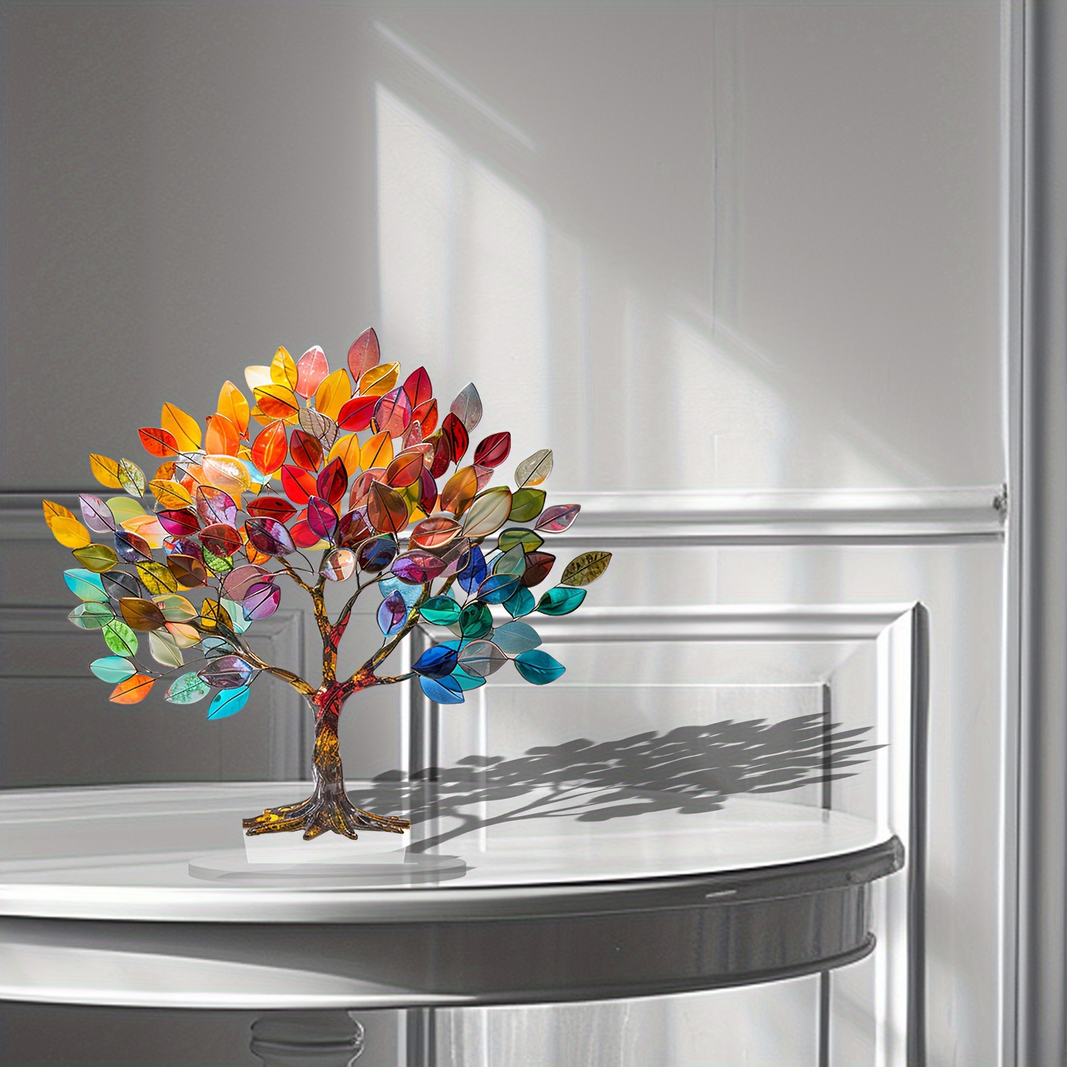 Cross-Border Manufacturer Wholesale Acrylic Desktop Ornaments with Base Individually Packaged and Customized DIY Factory Wholesale