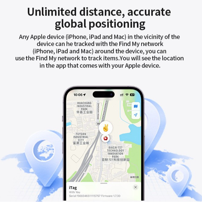 Cross-border explosion AirTag anti-loss device is suitable for apple to find findmy locator itag pet tracker