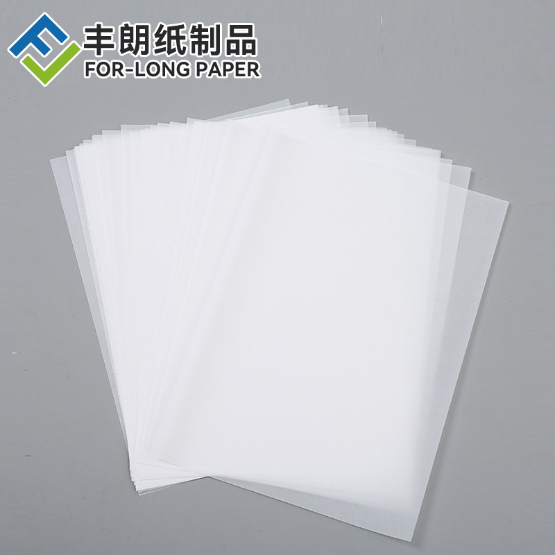 Source factory direct sales tracing paper sulfuric acid paper transparent paper 50-180g size can be matched with foreign trade