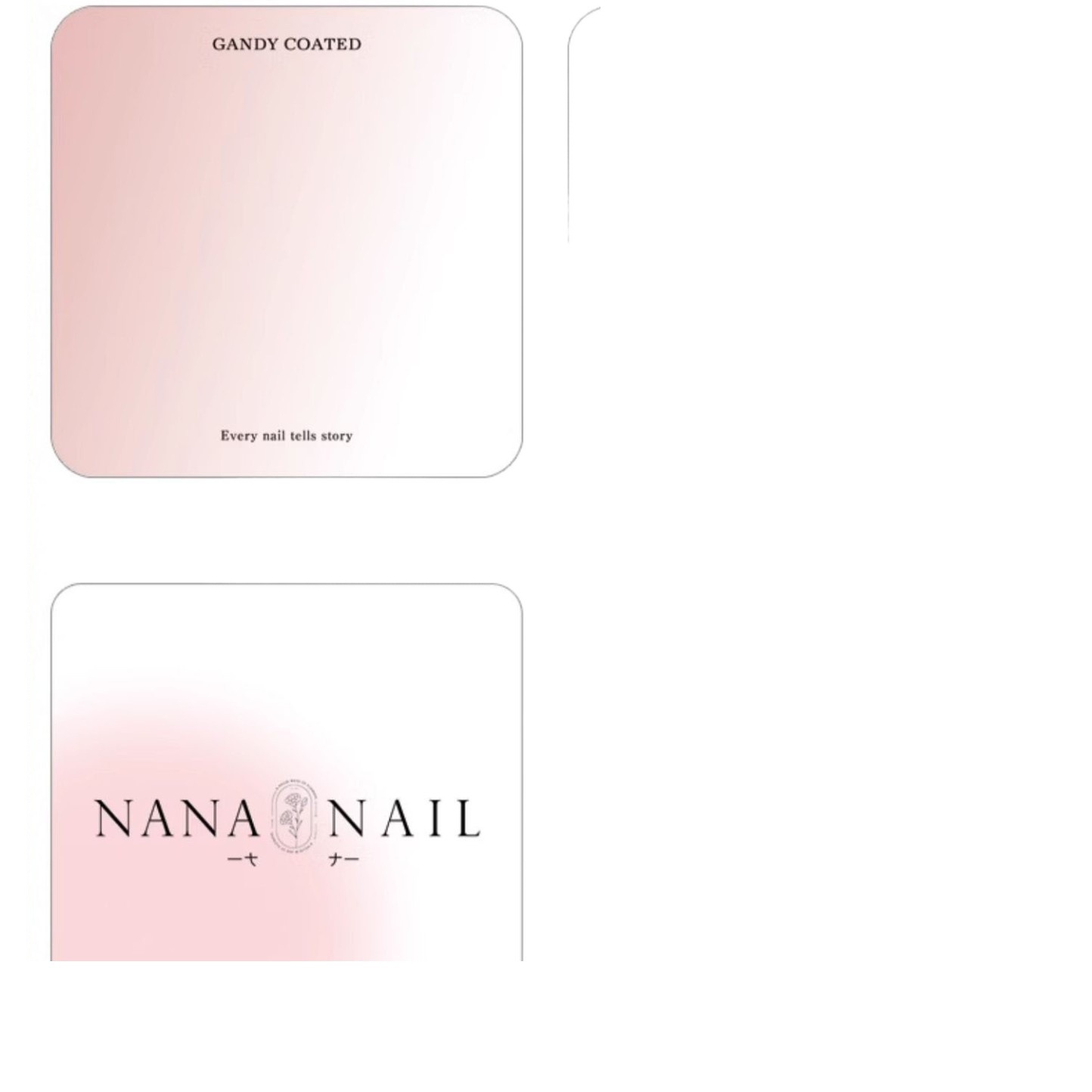 Wear Nail Card Display Card Manicure Cardboard Sample Card Nail Thickeneding Plate Cardboard Hot Stamping Special-Shaped Card