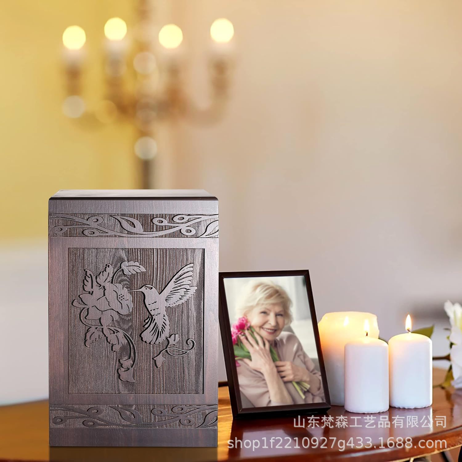 Коробка для похорон домашних животных, контейнер для праха, прочная деревянная коробка, памятная коробка для стола