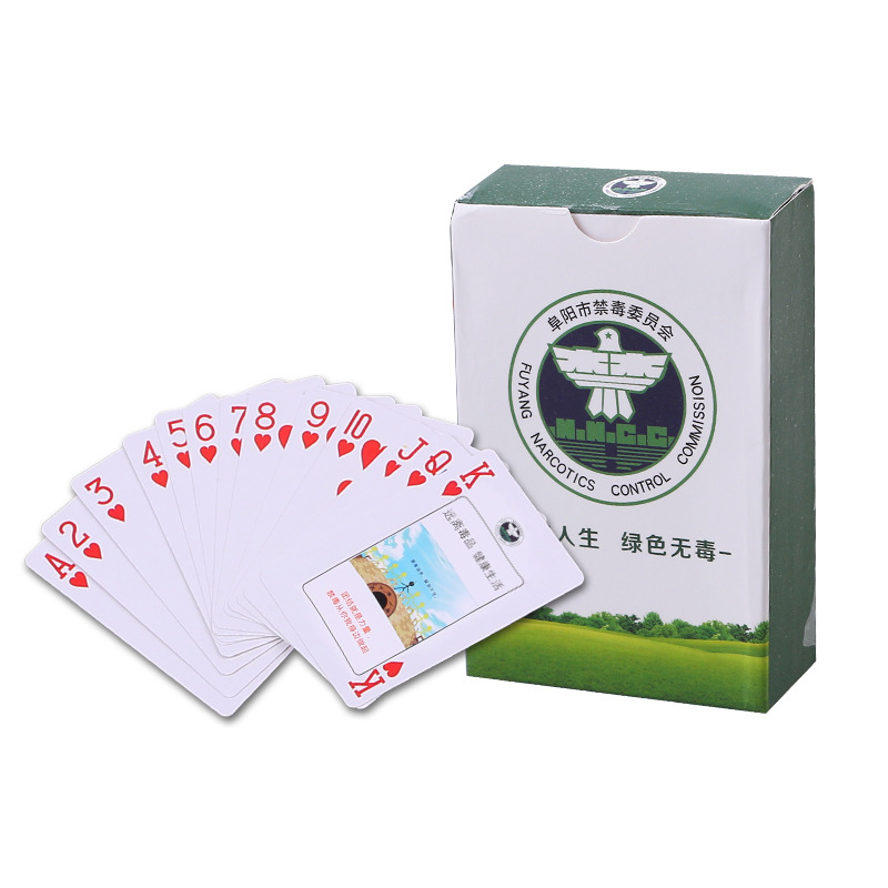 Advertising Poker Manufacturer Customized Plastic Waterproof Egg Playing Cards Customized Logo Playing Cards Poker Cards