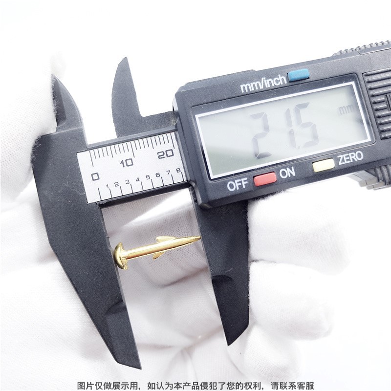 Shijiazhuang Factory Direct Sales Alloy Gold Barb Spikes, Creative Decorative Spikes, Shoe Materials and Accessories Wholesale