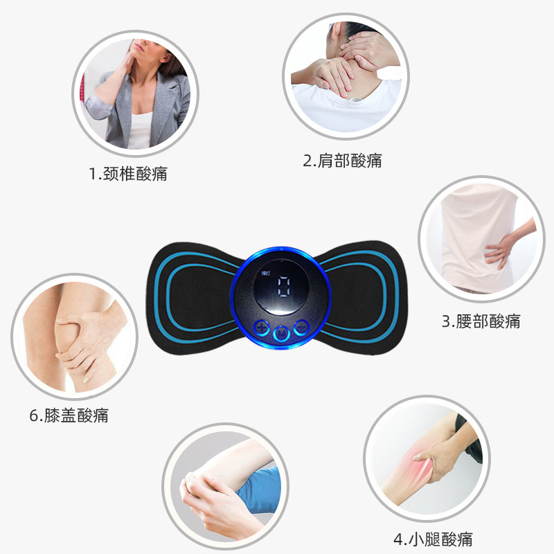 The new charging display abdominal health instrument remote control controller EMS pulse mini abdominal muscle massage instrument host