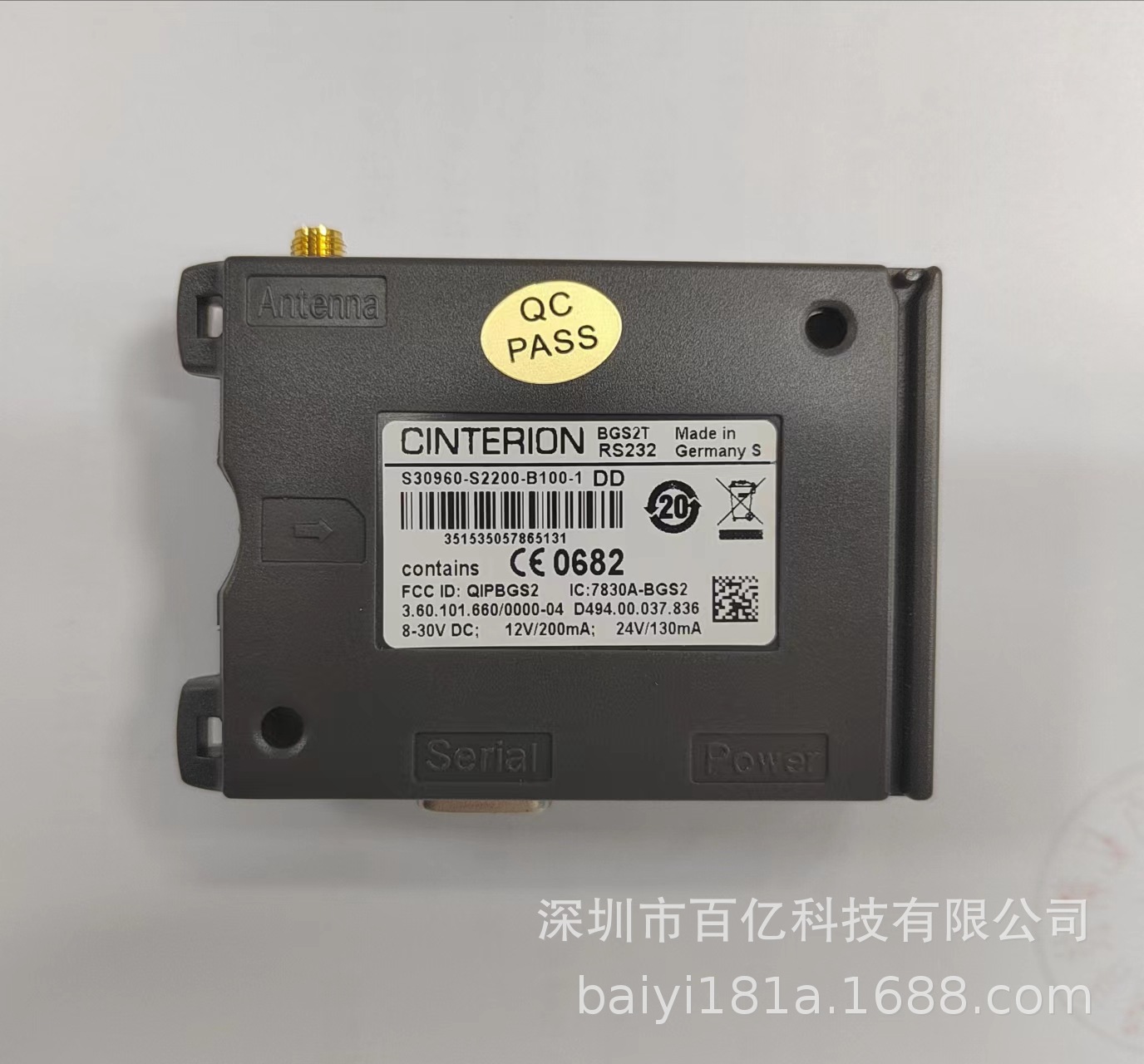 Cinterion Gsm/Gprs Bgs2T Rs232 Terminal Bgs2-W Quad-Band Bgs2-E8