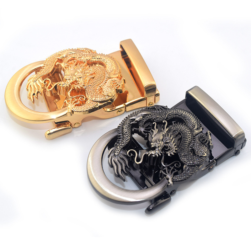 Новая высококачественная пряжка в виде дракона, полая автоматическая пряжка, оптовая продажа