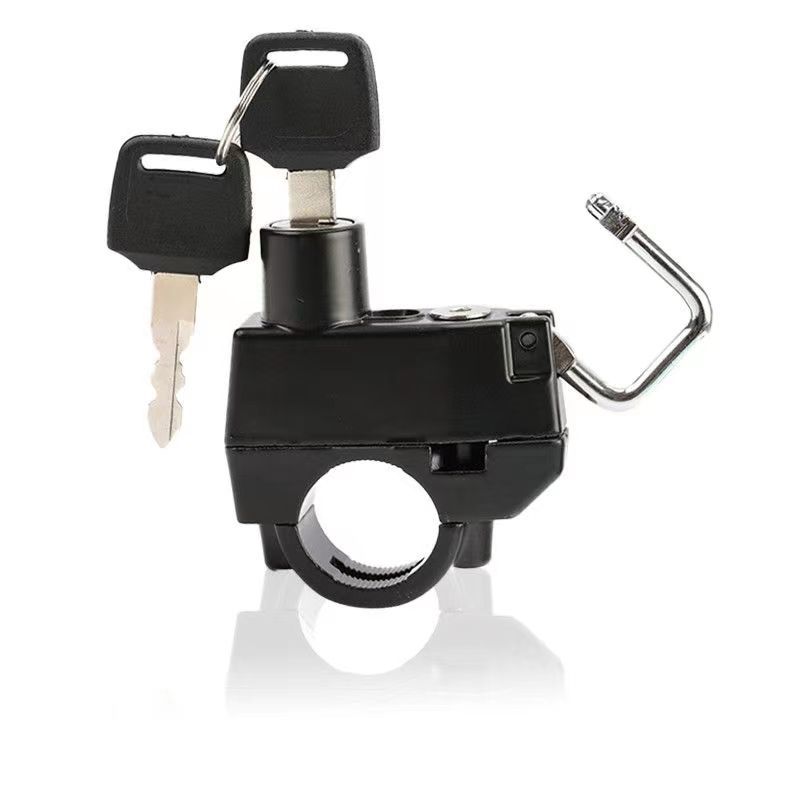 Замок для шлема мотоцикла антиугонный замок фиксированный замок для шлема универсальный металлический замок для шлема