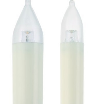 Factory Direct Christmas lamp T10E10/T15E10S/T20E14S plastic sleeve tube candle lamp