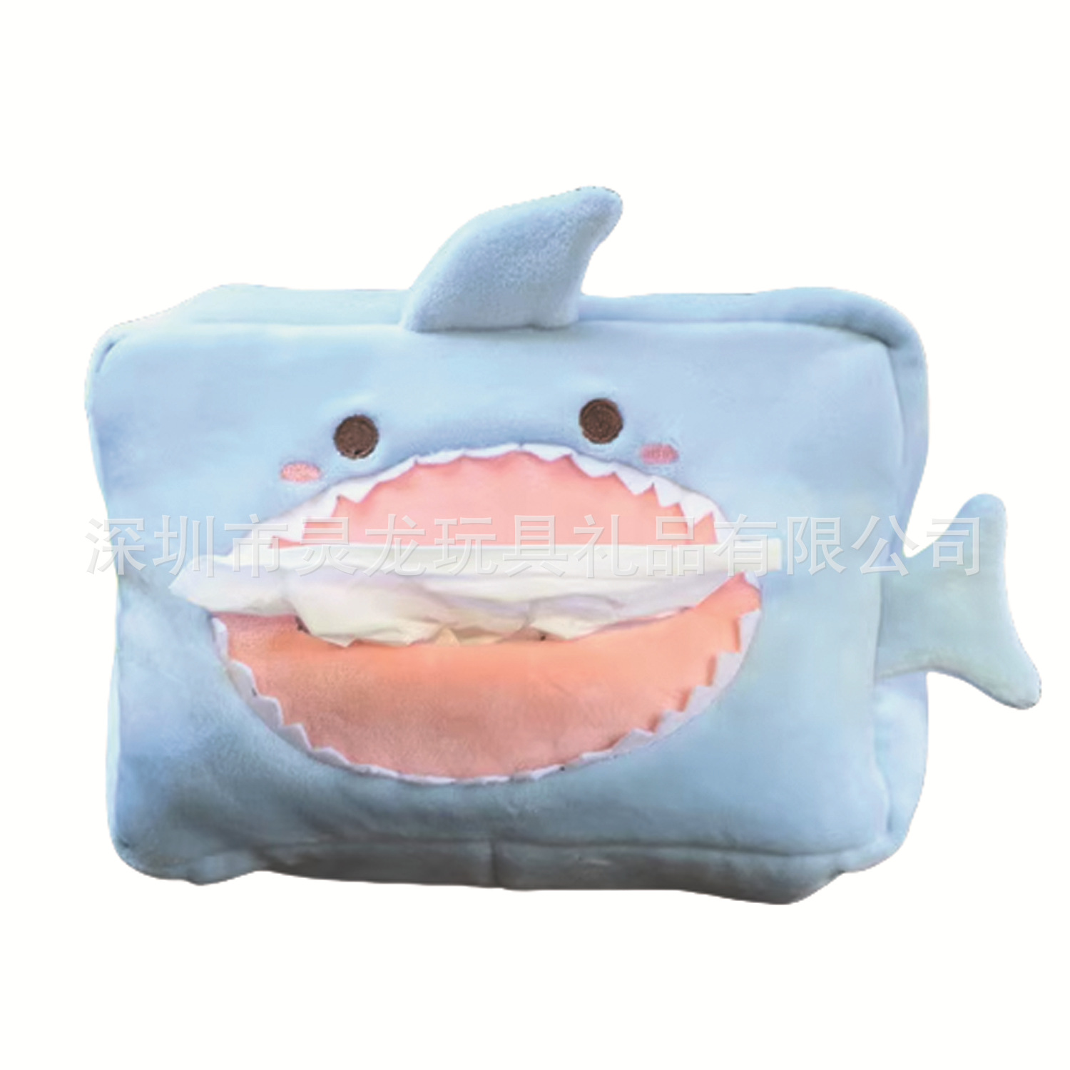 Manufacturer Customized Cartoon Cultural and Creative Animal Doll Peripheral Plush Tissue Box Paper Towel Set Roll Paper Storage Box Set