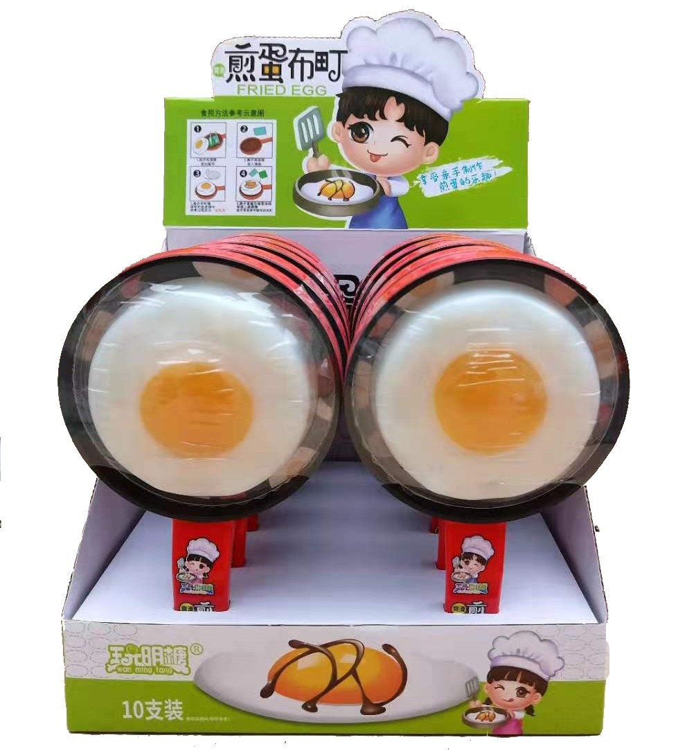 Play Mingtang 78g Flavored Omelette Butchong Jumping Candy Jelly Kidsren's Student Candy Fun Toys Snacks Wholesale