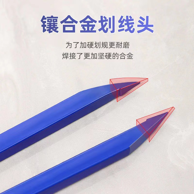 Compass Industrial-Grade Woodworking Scribing Tool Large Diameter Alloy Scribing Gauge Decoration Drawing Semicircular Spacing Scribing Gauge