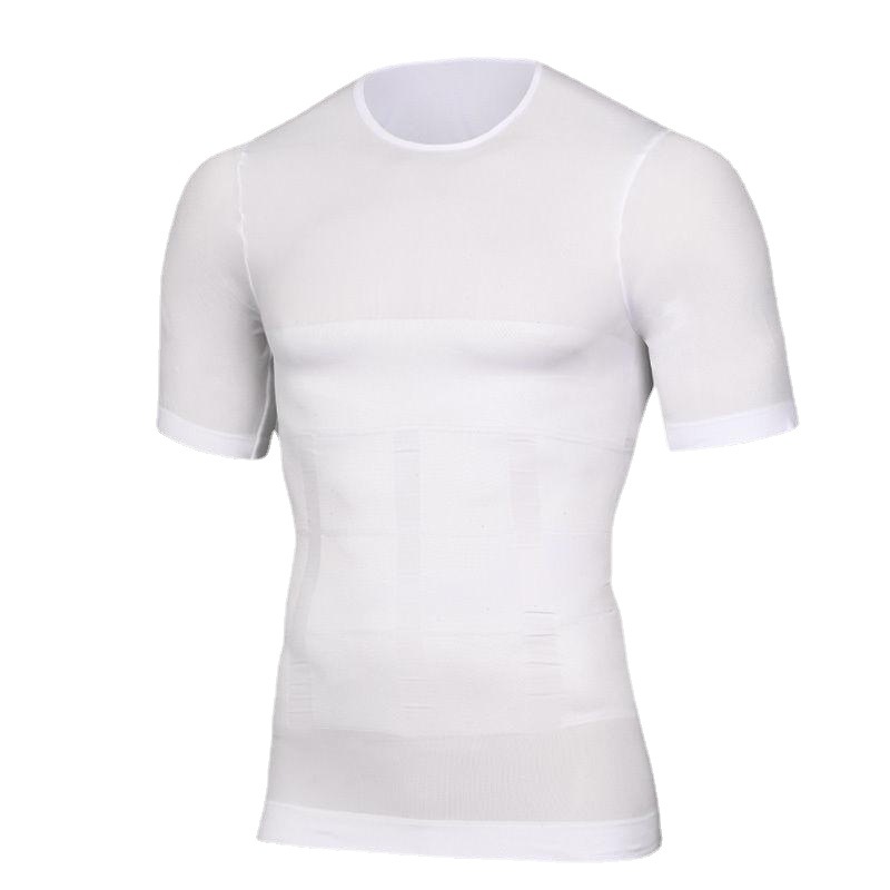 Men's Vest Shaper High-elastic Invisible Bodice Abdominal Tinker Amazon Hidden Meat Artifact Short-sleeved Beer Belly Tight