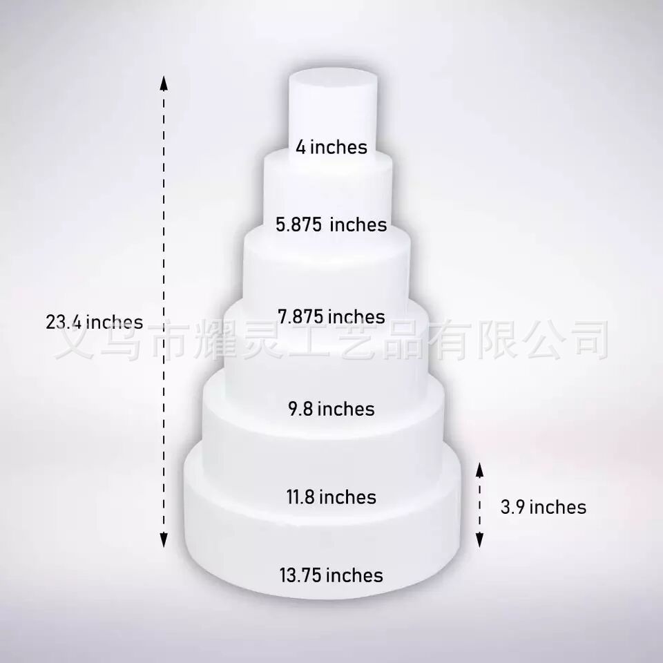 EPS Styrofoam foam disc DIY painting party decoration available size dingzhi