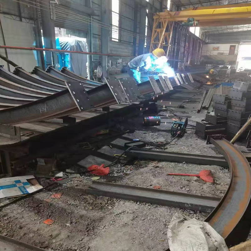 Steel Structure Workshop Construction and Processing, Light Villa Steel Beams, Steel Columns, Columns, Beams, H-Shaped Link Beams, Guardrail Processing