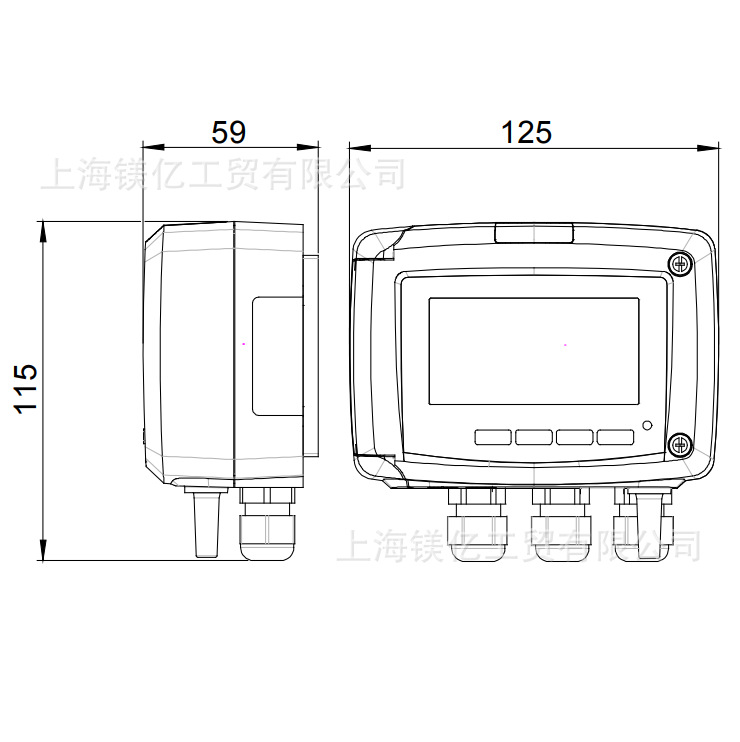 French Kimo Kaimao Ctv210 Hot-Wire Type Wind Speed, Air Volume and Temperature Transmitter with Digital Display
