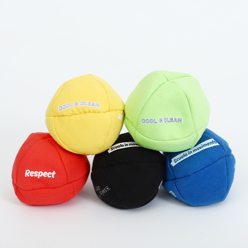 Factory direct supply children juggling ball outdoor game toy sandbag ball super fiber suede leather children toy ball