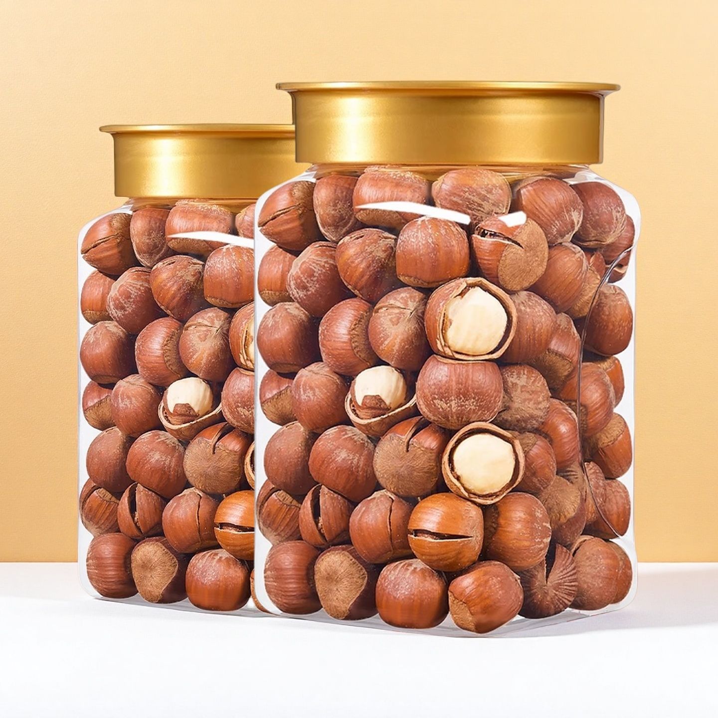 500g of Original Roasted Hazelnuts, Dried Nuts, Snacks, New Year Goods, Cooked Non-Wild Northeast Specialty Large Hazelnut Kernels