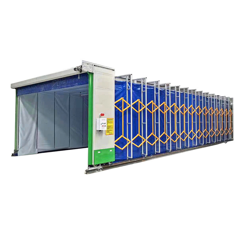 Movable Telescopic Room Large Workpiece Overall Spray Paint Dust Paint Mist Wet and Dry Mobile Telescopic Spray Paint Room