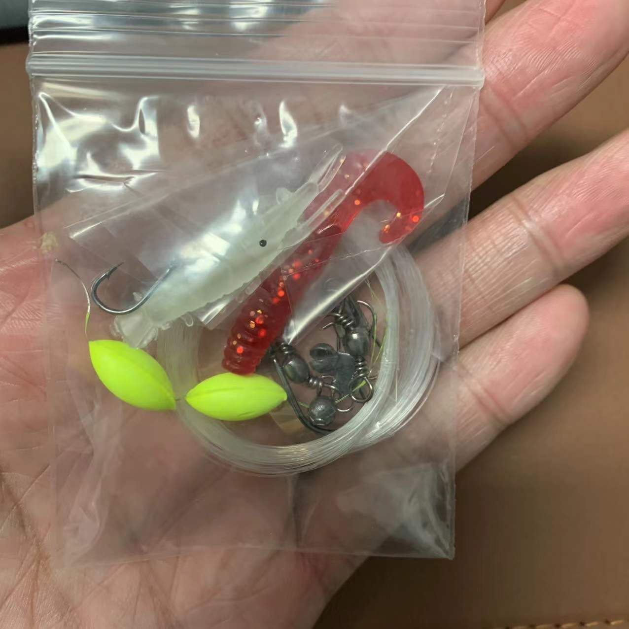 Cross-Border Outdoor Supplies Survival Tool Accessories Fishing Accessories Set Field Survival Fishing Gear Bag Fishing Line Kit