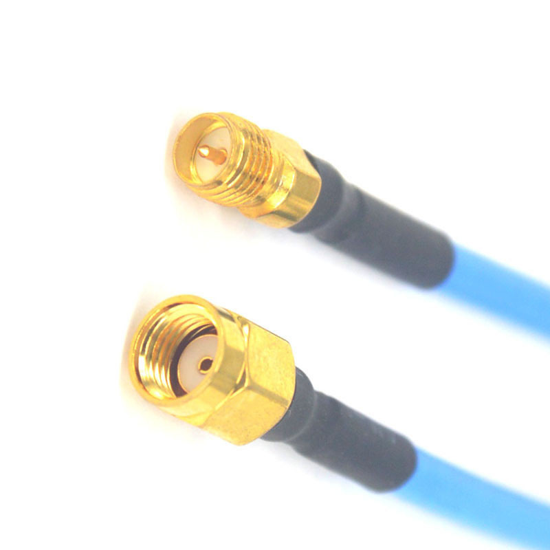 Microwave Power Divider 0-6g Rg402 Test Line Sma-Rp Male to Sma Female Socket 141 Semi-Flexible Line