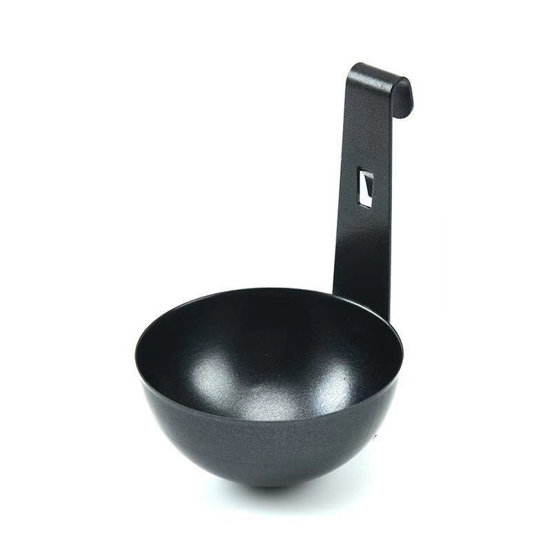Stainless Steel Hanging Egg Steamer Spoon for Boiled Poached Eggs, Non-Stick Creative Breakfast Soup Egg Steamer Gadget