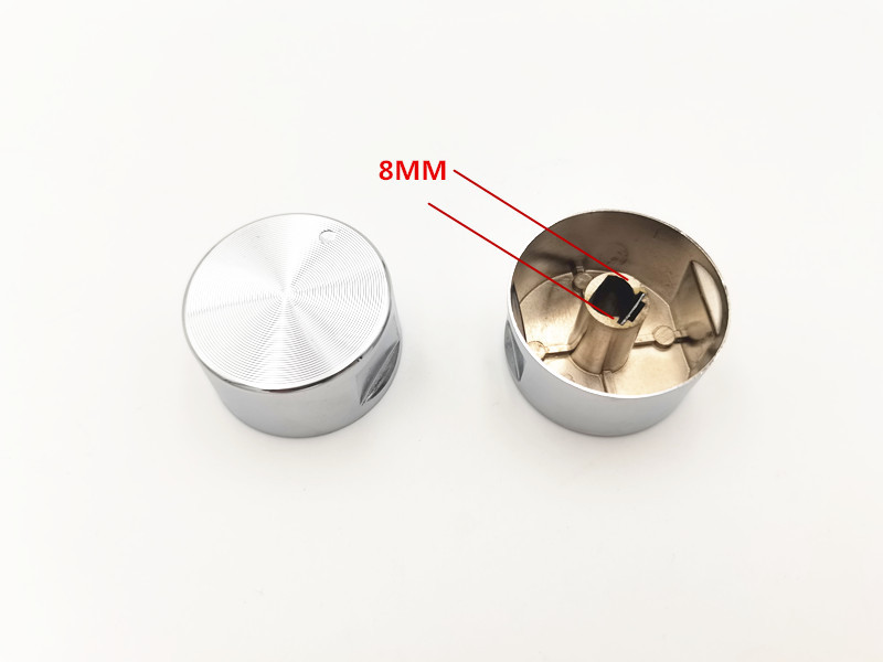 Gas cooker metal ignition knob switch sun pattern button accessories round dot handle ignition 8mm6mm