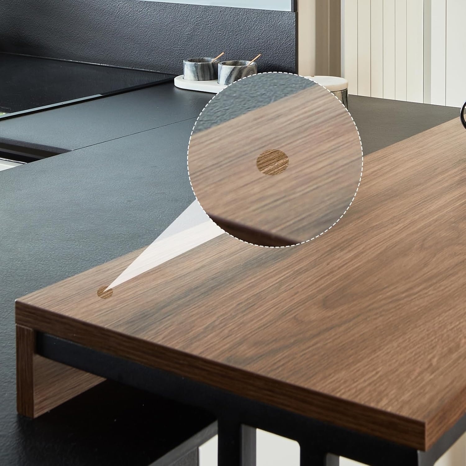 Furniture Cabinet Self-Adhesive Sealing Stickers Self-Adhesive Screw Hole Stickers Brown Pvc Furniture Repair Decoration Use