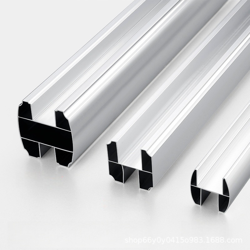 Bathroom Accessories Partition Aluminum H-Type Door Edge Strip 12/16/18mm Aluminum Alloy Door Stopper Beam Edge Sealing