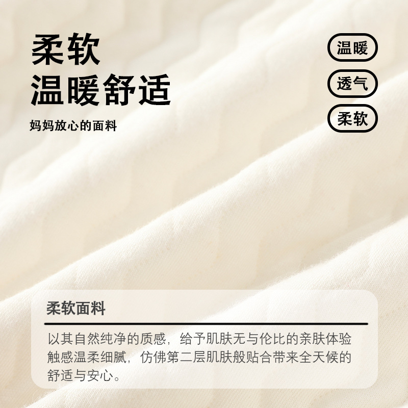 Baby Jumpsuit Autumn and Winter Quilted Thermal Clothing Pure Cotton Thickeneded Crawling Clothing Winter Red Baby New Year's Greetings Clothing