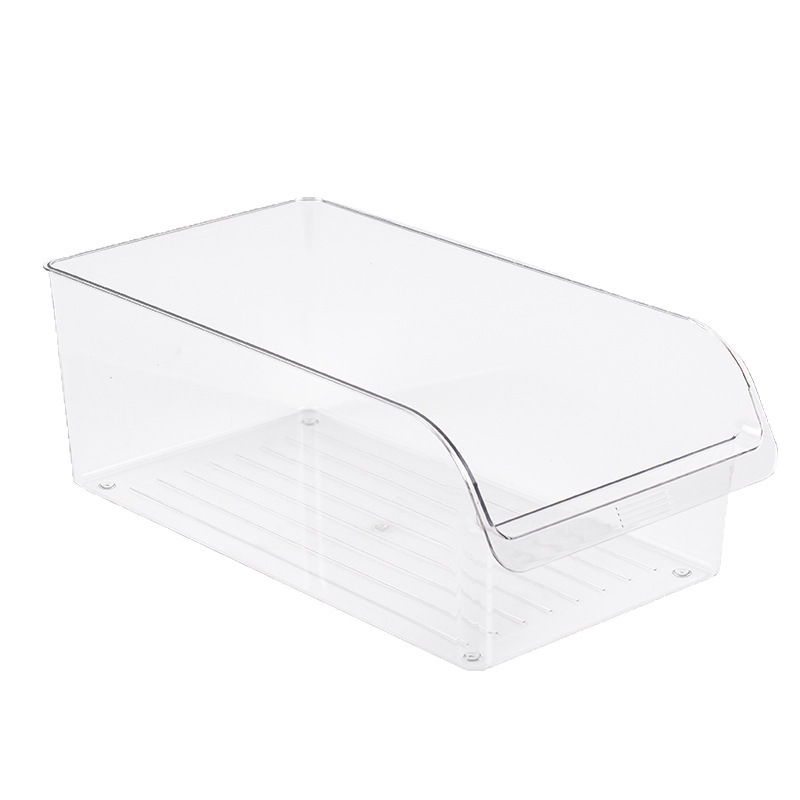 Refrigerator Storage Box Storage and Organization Artifact U-Shaped Oblique Storage Box Organizer Box Egg Food Preservation Box Kitchen