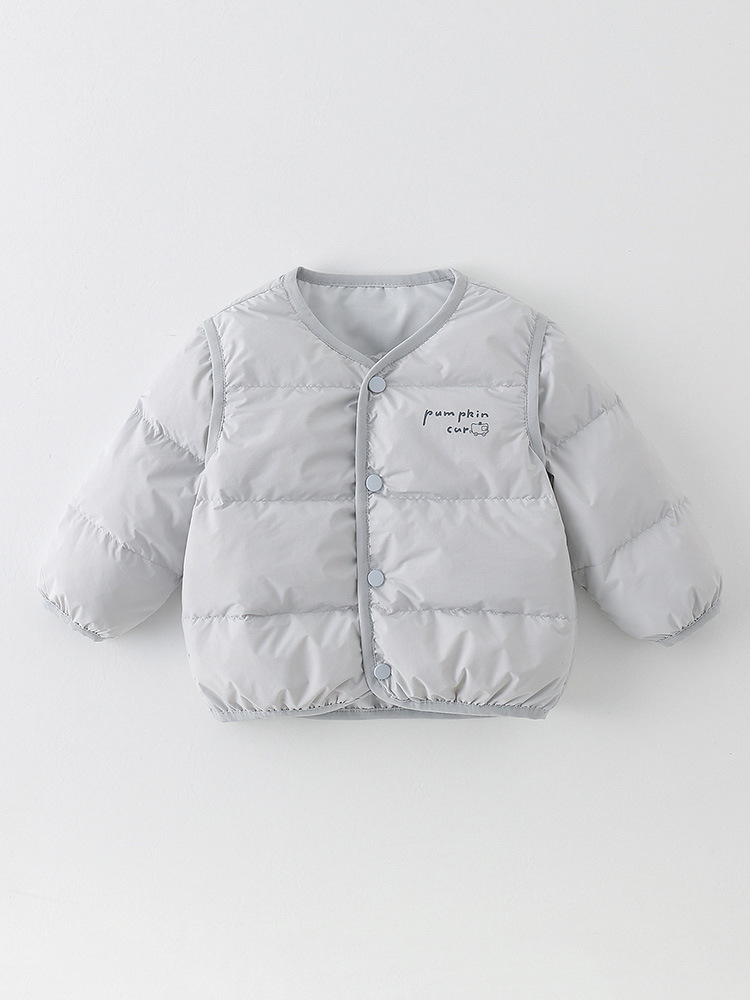 Boys' down Jacket with down Lining for Autumn and Winter, New Lightweight and Warm 90% White Duck down Coat, Baby Cartoon Clothing, Class a