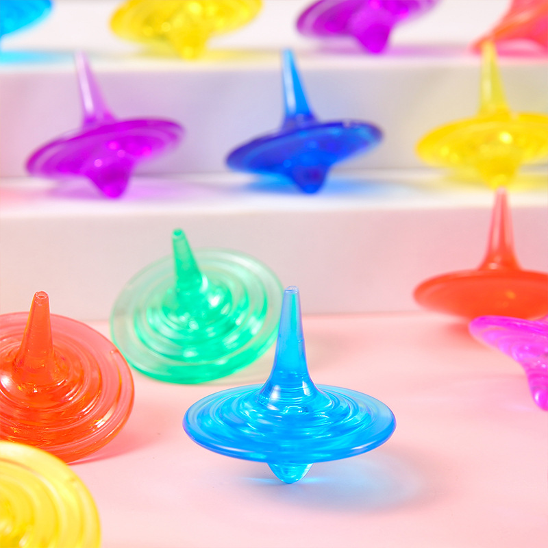 Gyro children's gem toy Crystal acrylic colorful crystal gyro baby kindergarten prize gift