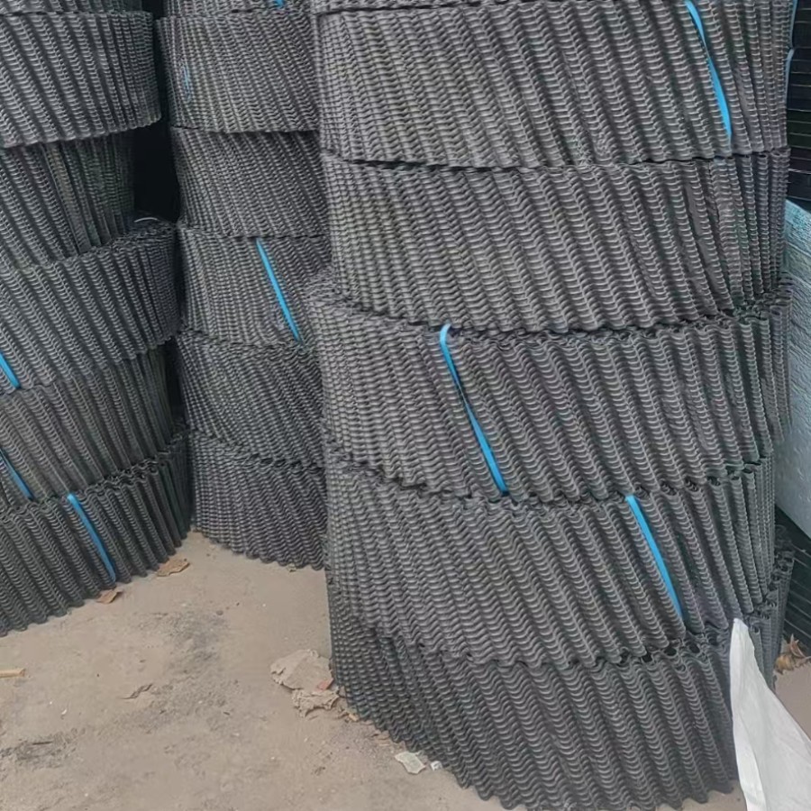 Circular Cooling Tower Countercurrent Tower Bevel Resistant High Temperature Filling Material Pp Raw Material Recycled Material White Blue Black