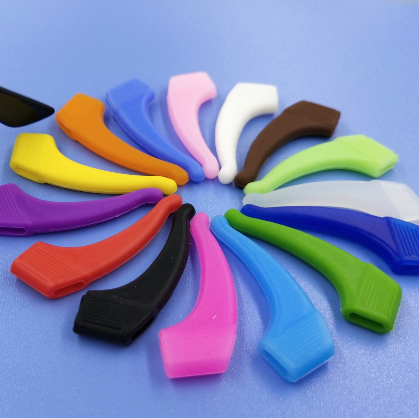 В наличии, силиконовые средние накладки для очков, нескользящие ушные накладки, аксессуары для очков